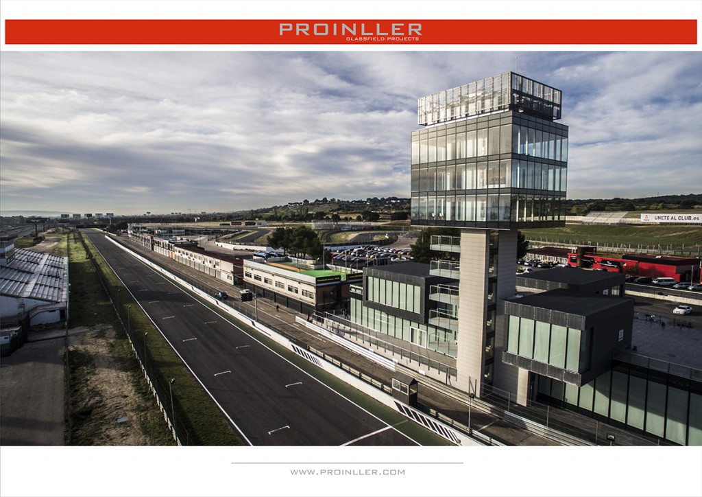 Nuevo edifico torre de control y aledaños en circuito JARAMA RACE